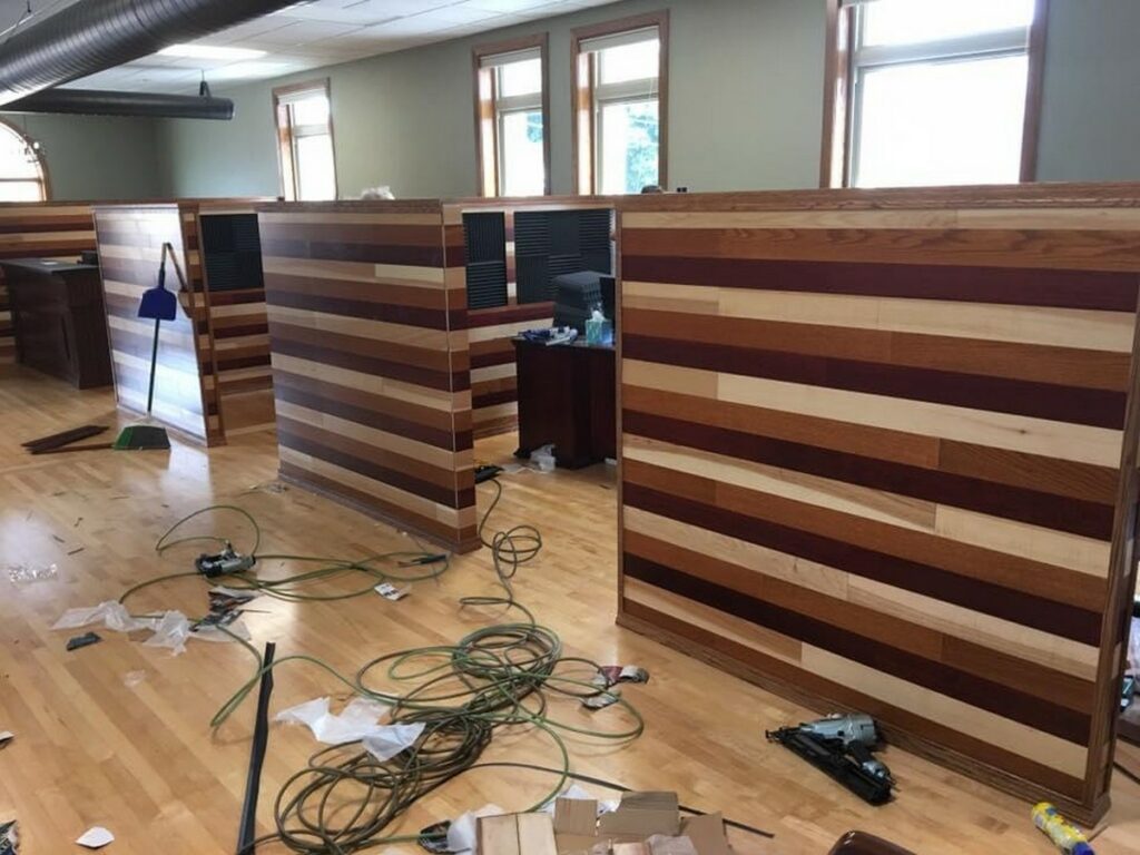 Waukesha Office Cubicle Build: Modern Interior Update