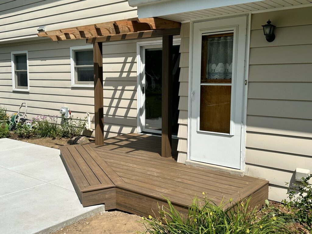 Waukesha Deck & Pergola Renovation: Composite Deck Board Replacement & Pergola Rebuild