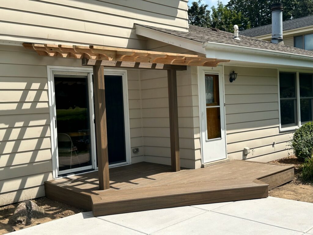 Waukesha Deck & Pergola Renovation: Composite Deck Board Replacement & Pergola Rebuild