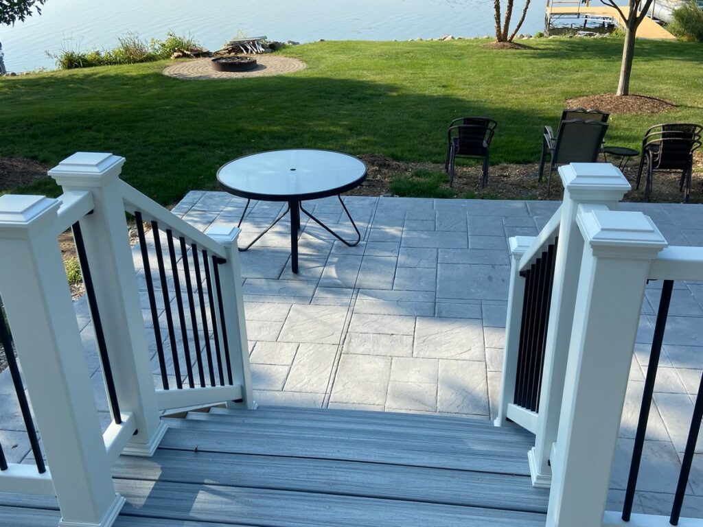 Waterford Lakehouse Deck Installation: Trex Composite Deck, Landing & Stairs