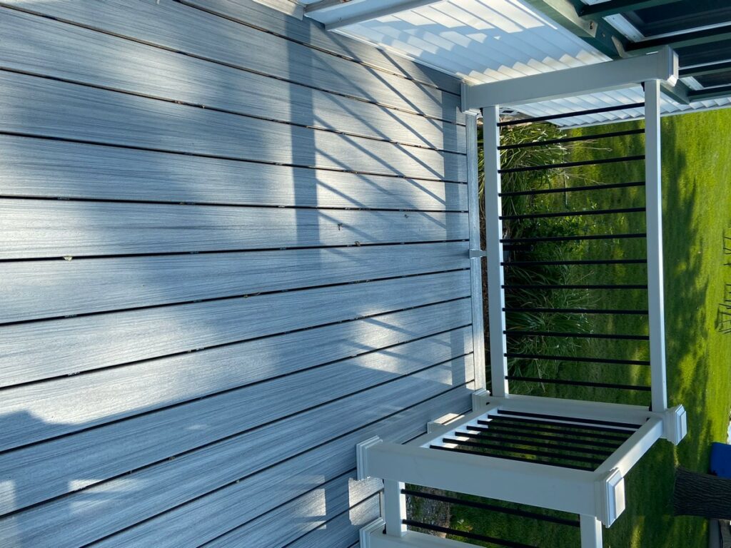 Waterford Lakehouse Deck Installation: Trex Composite Deck, Landing & Stairs