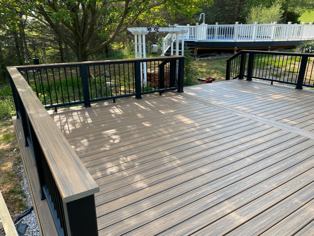 Mukwonago Custom Deck Construction: House & Pool Deck Installation