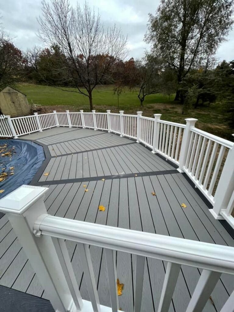 Mukwonago Custom Deck Construction: House & Pool Deck Installation