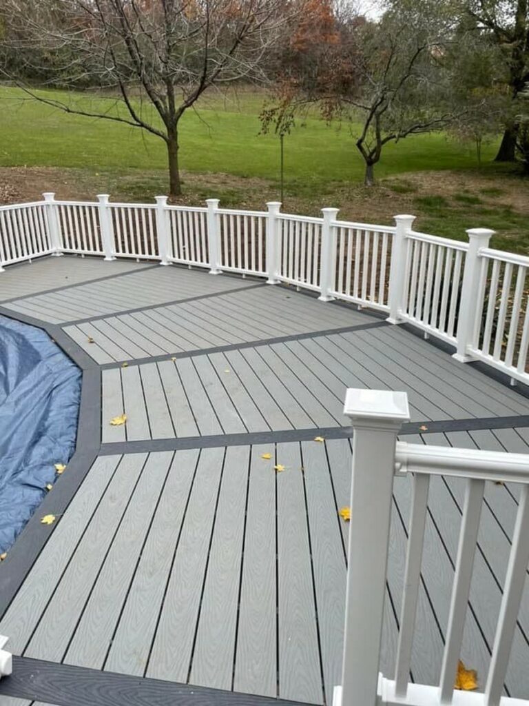Mukwonago Custom Deck Construction: House & Pool Deck Installation
