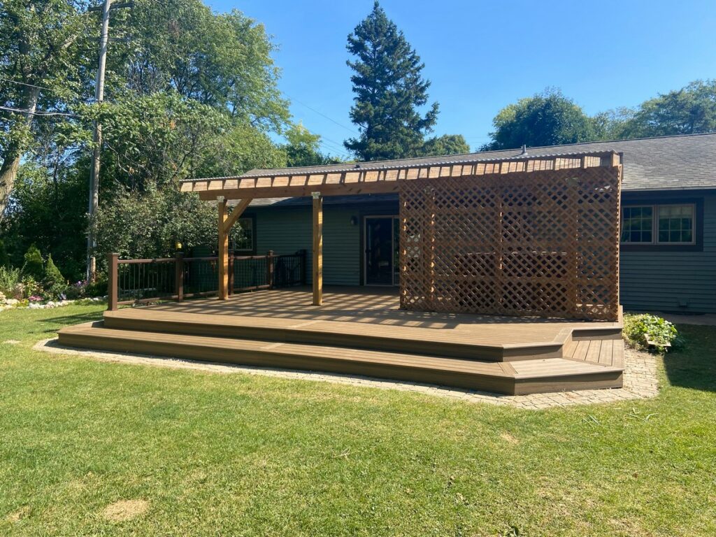 Pergola Deck Construction In Wauwatosa