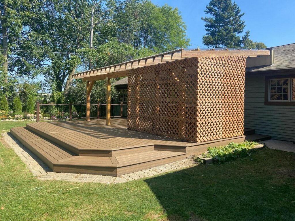 Pergola Deck Construction In Wauwatosa