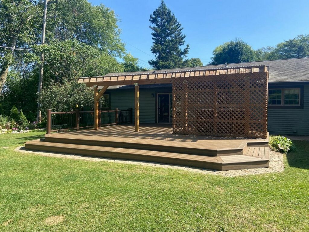 Pergola Deck Construction In Wauwatosa