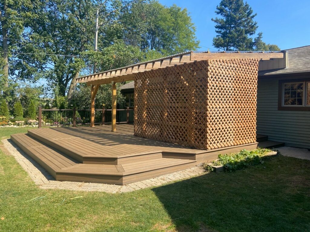 Pergola Deck Construction In Wauwatosa