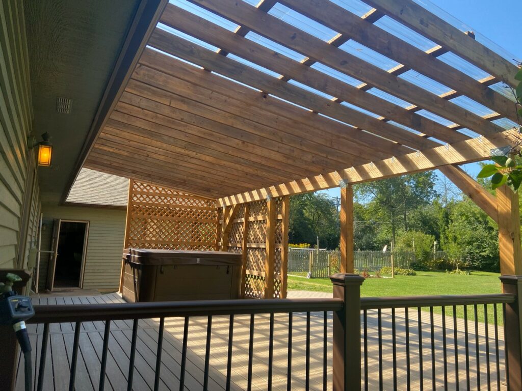 Pergola Deck Construction In Wauwatosa