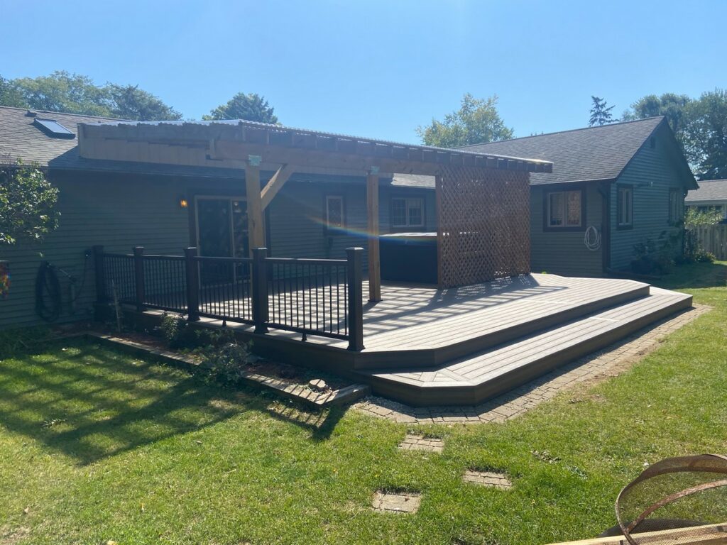 Pergola Deck Construction In Wauwatosa