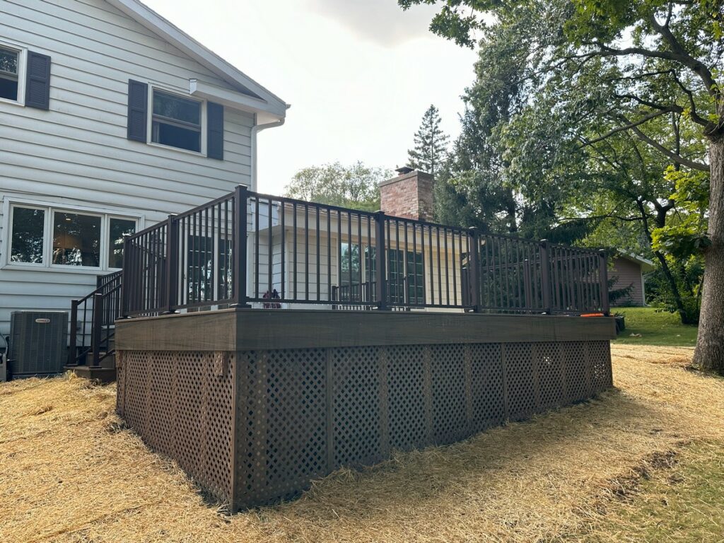 Waukesha Deck Rebuild: Trex Composite Deck & Signature Aluminum Railing Upgrade