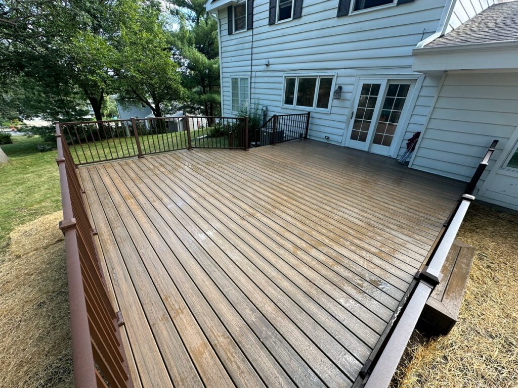 Waukesha Deck Rebuild: Trex Composite Deck & Signature Aluminum Railing Upgrade