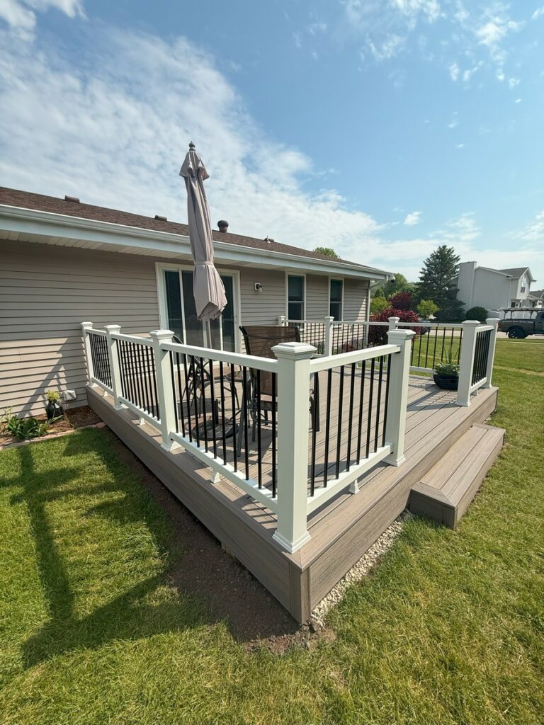 Trex Deck Installation and Railing Replacement in Waukesha, WI