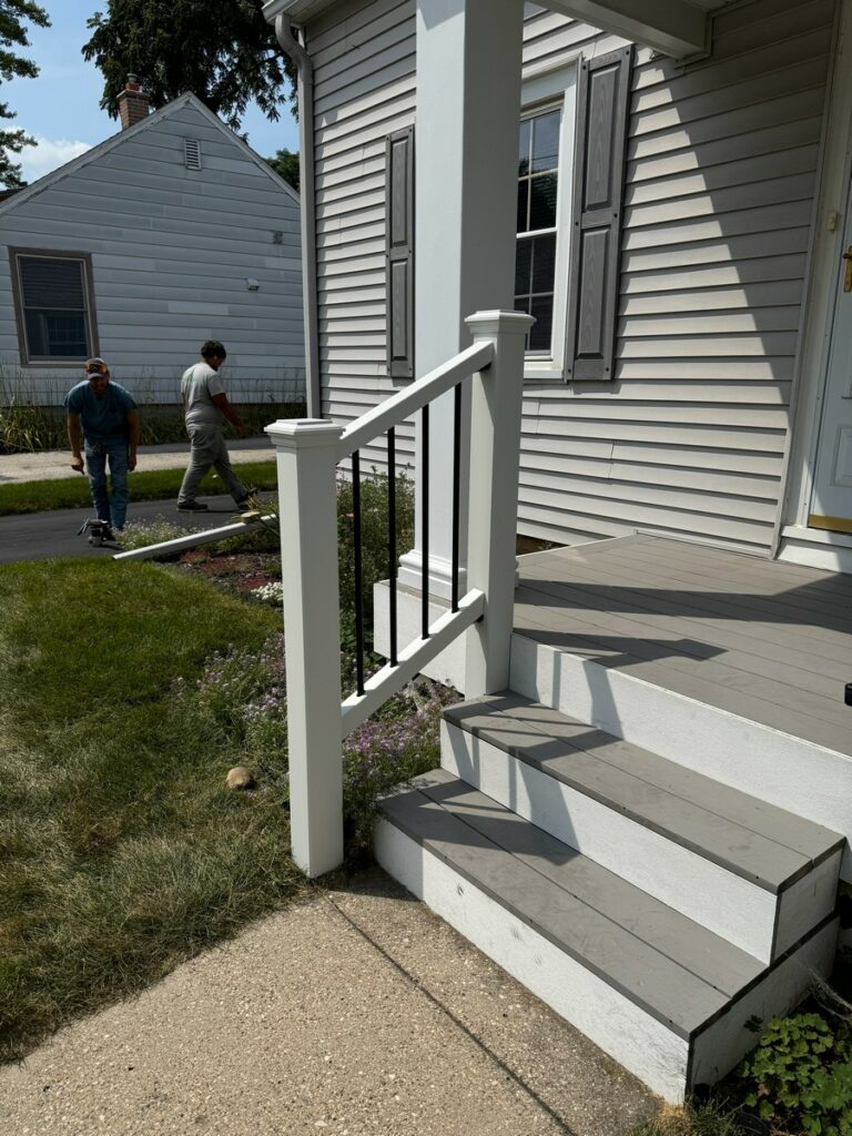 Porch Railing Addition Waukesha WI