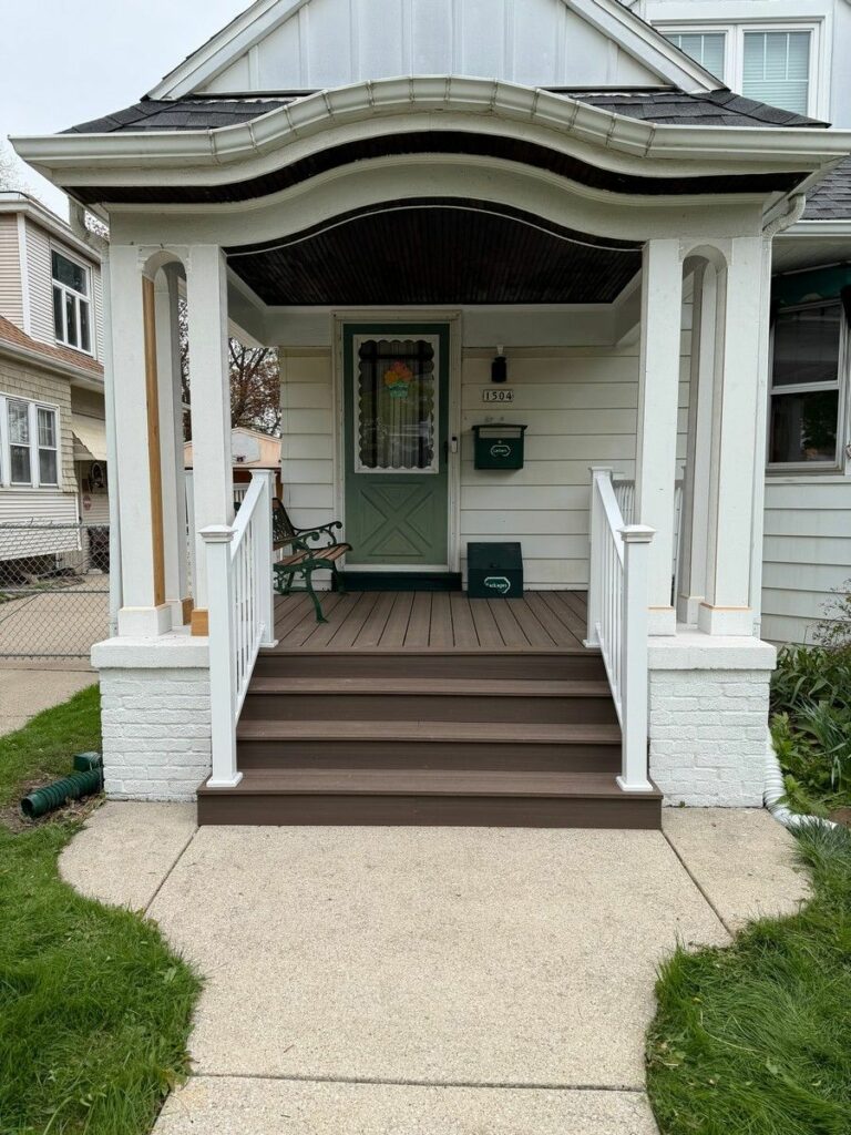 Structural Porch Column Repair in Wauwatosa, WI