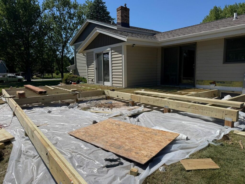 Composite Deck Rebuild in Waukesha, WI