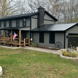 Mukwonago Exterior Makeover: LP Smartside Siding, Standing Seam Roof & Pella Window Upgrade