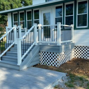 Waterford Lakehouse Deck Installation: Trex Composite Deck, Landing & Stairs
