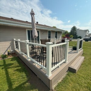 Trex Deck Installation and Railing Replacement in Waukesha, WI